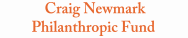 Craig Newmark Philanthropic Fund